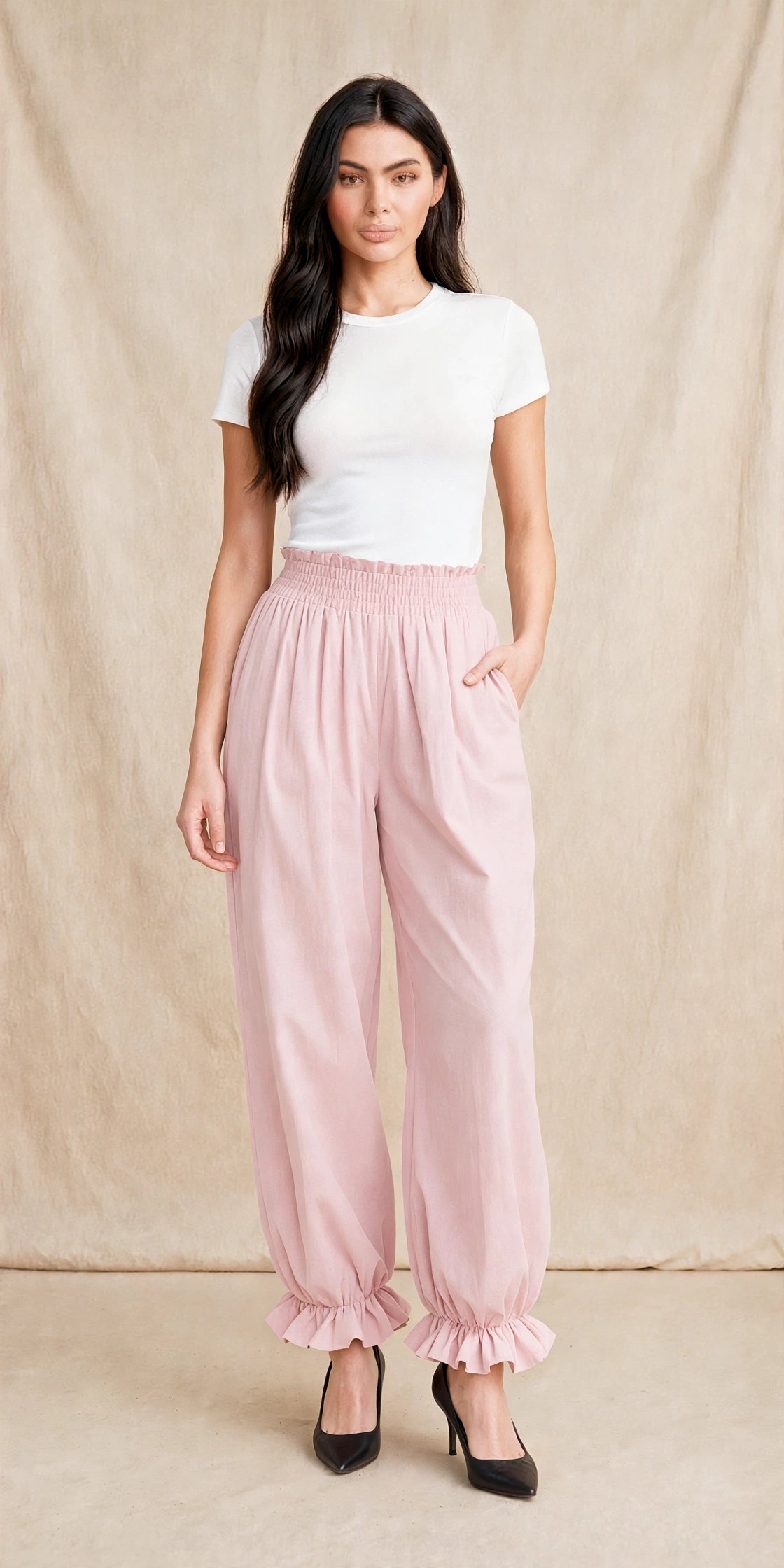 Pantalon sarouel fluide et vaporeux style bohéme