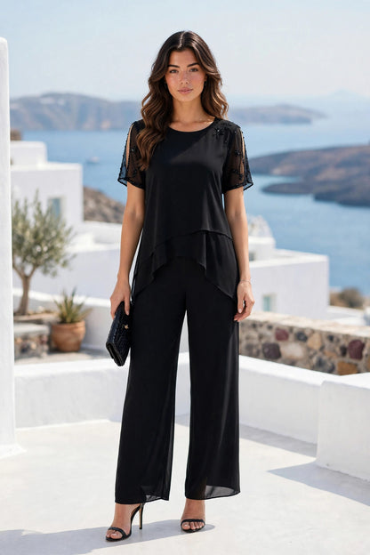 Ensemble 2 pièces en mousseline chic