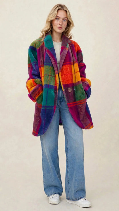 Manteau Arka À Carreaux Multicolore