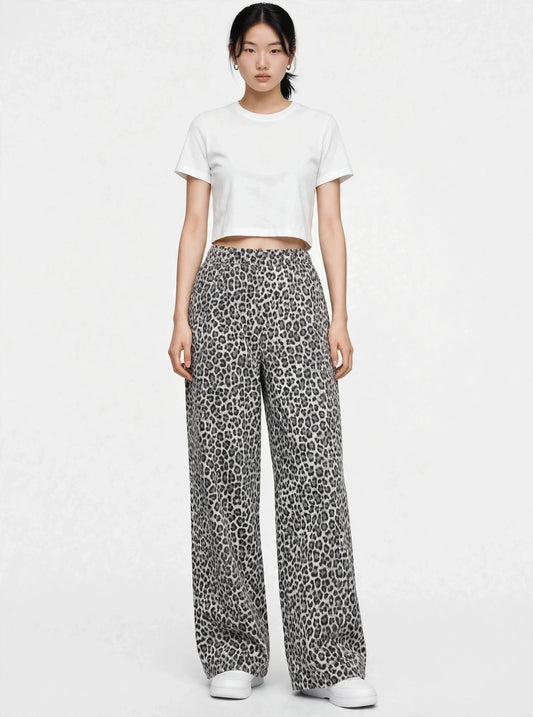 Jean lange taille haute casual