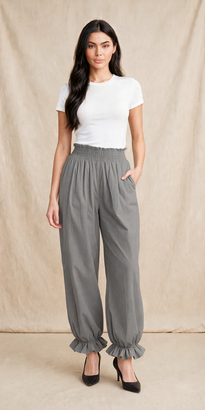 Pantalon sarouel fluide et vaporeux style bohéme