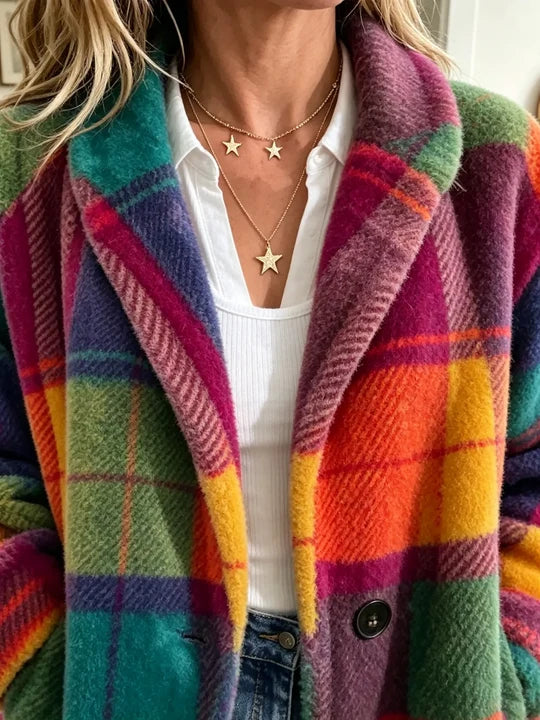 Manteau Arka À Carreaux Multicolore