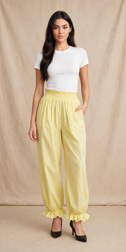 Pantalon sarouel fluide et vaporeux style bohéme