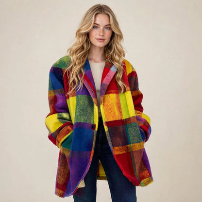 Manteau Arka À Carreaux Multicolore