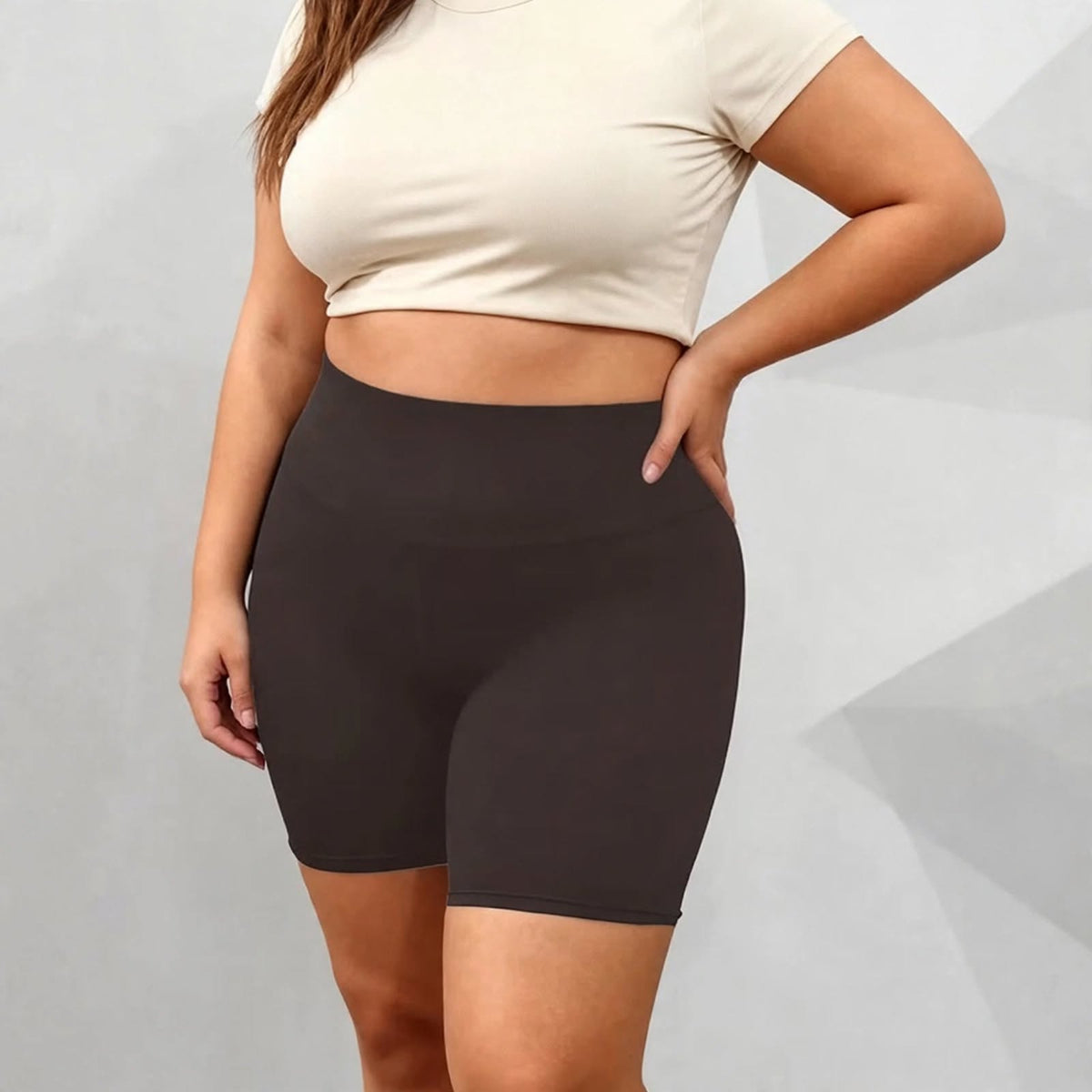 Short  Gainant Taille Haute
